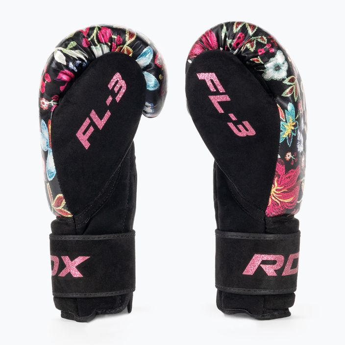 RDX FL-3 black-coloured boxing gloves BGR-FL3 4