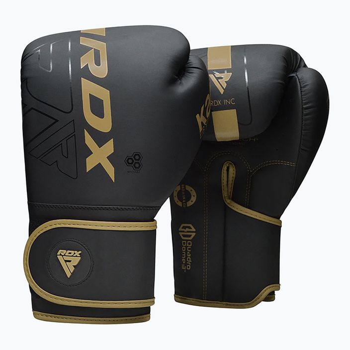 RDX F6 black/gold boxing gloves BGR-F6MGL 8