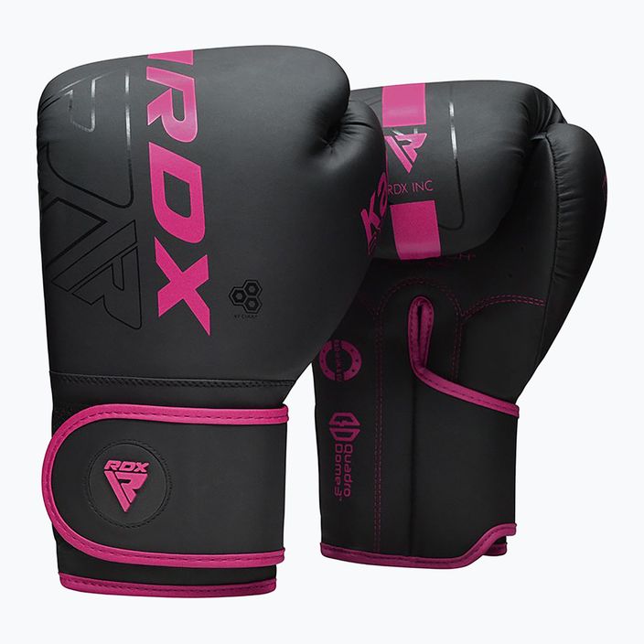 RDX F6 black/pink boxing gloves BGR-F6MP 8