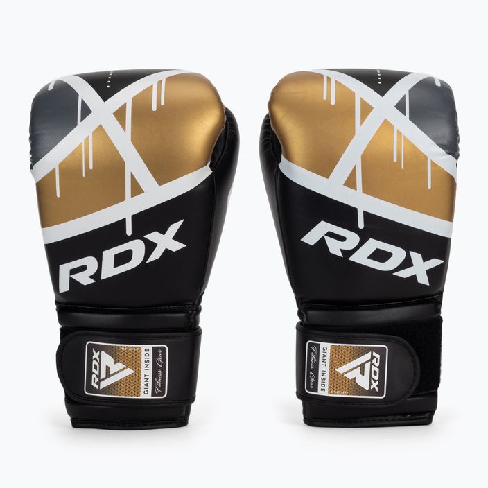 RDX BGR-F7 black/gold boxing gloves BGR-F7BGL