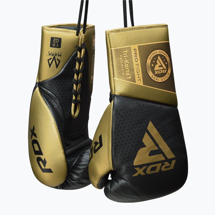 RDX K1 Mark Pro Fight Boxing golden boxing gloves 5