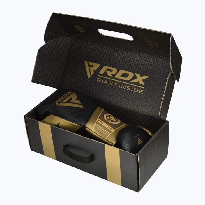 RDX K1 Mark Pro Fight Boxing golden boxing gloves 8