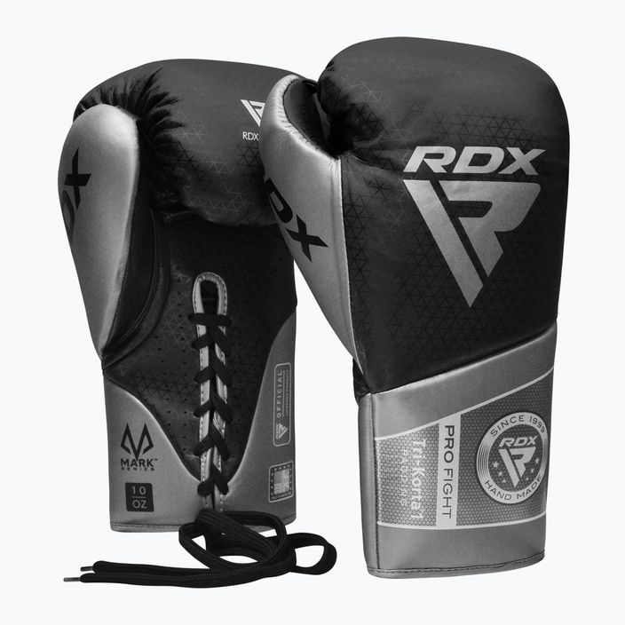 RDX K1 Mark Pro Fight Boxing gloves silver 2