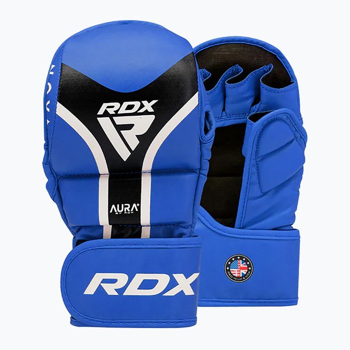 RDX Grappling Shooter Aura Plus T-17 blue gloves