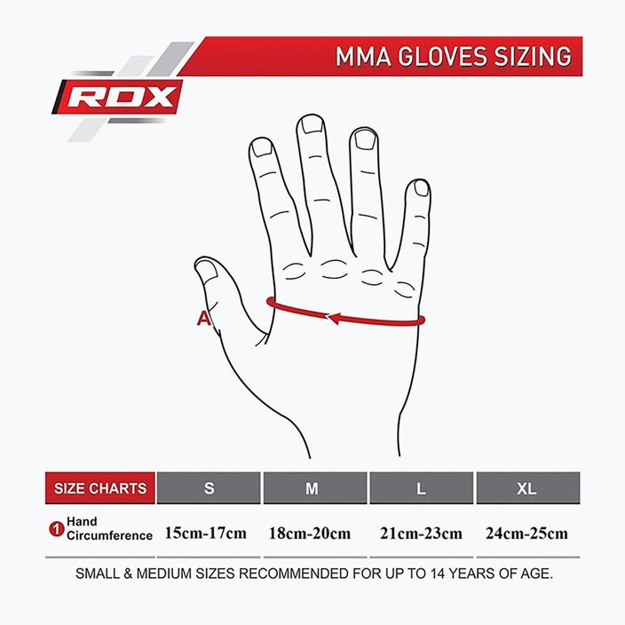 RDX Grappling Glove REX T6 Plus red 6