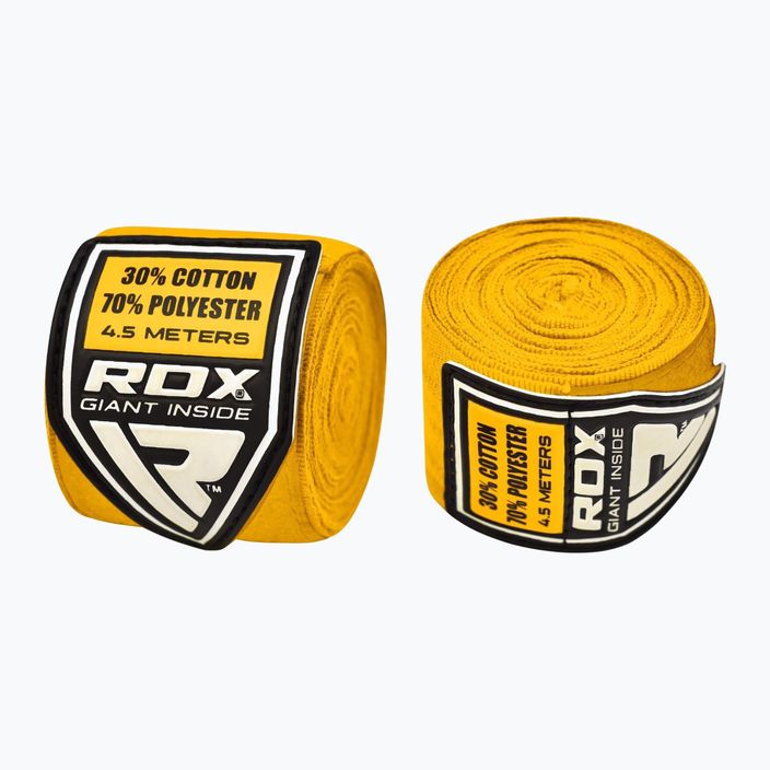 Boxing bandages RDX Hand Wraps Plus yellow 3