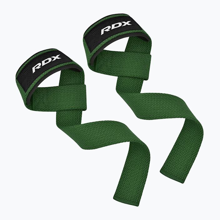 RDX W1 Weight Training Wrist Straps army green 2