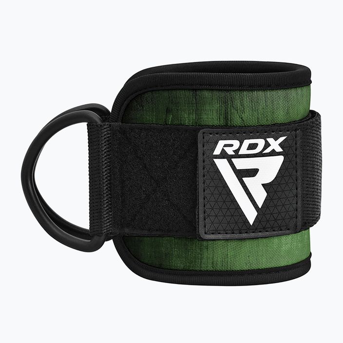 RDX A4 Ankle Hook Straps For Gym Cable Machine army green