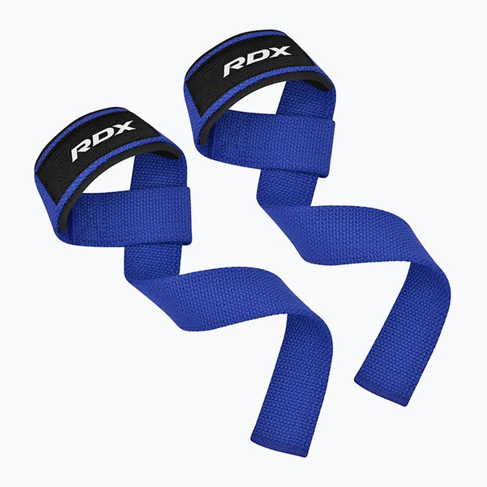 RDX W1 Weight Training Wrist Straps blue 2