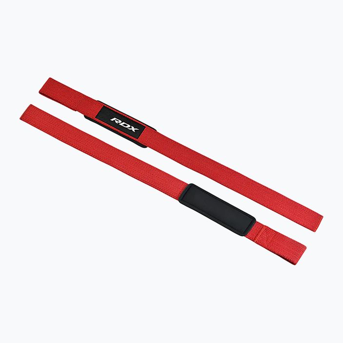 RDX W1 Weight Training Wrist Straps red 3