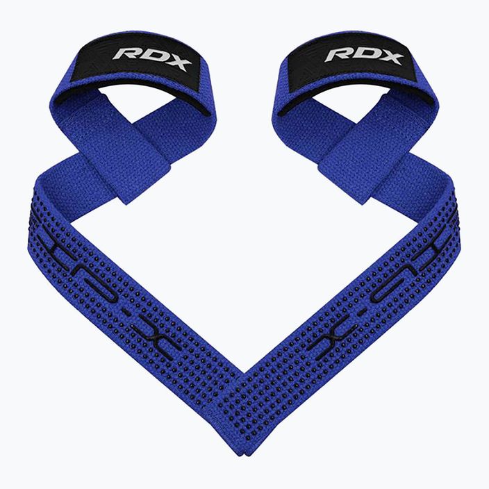 RDX S4 Weightlifting Wrist Straps blue 2