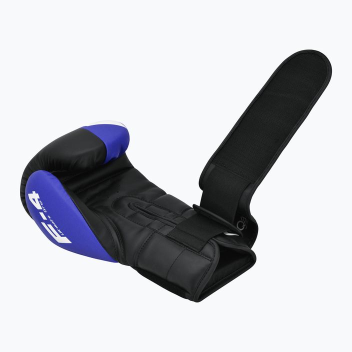 RDX REX F4 blue/black boxing gloves 5