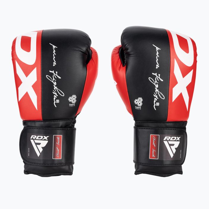 Women's boxing gloves RDX BGR-F4 red/black