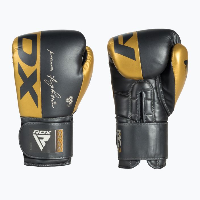 RDX Rex F4 black/gold boxing gloves BGR-F4GL-. 3