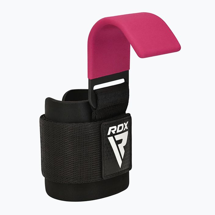 RDX W5 Weight Lifting Hook Strap pink 2