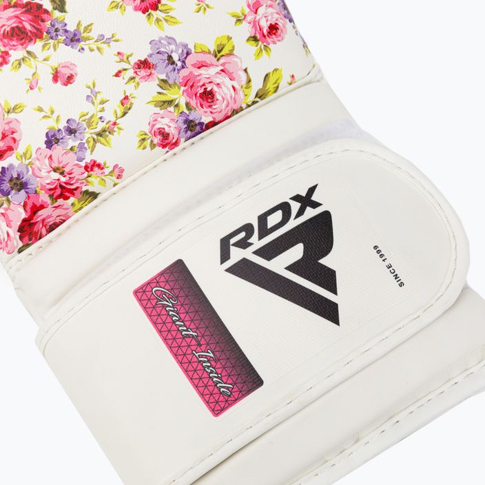 RDX FL-6 white and pink boxing gloves BGR-FL6W 6