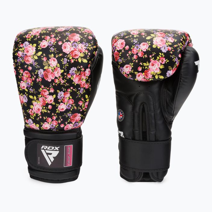 Boxing gloves RDX FL-5 black-pink BGR-FL5B 3