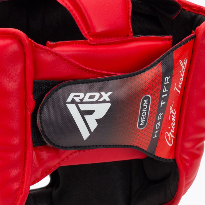 Boxing helmet RDX Guard Grill T1 red 4