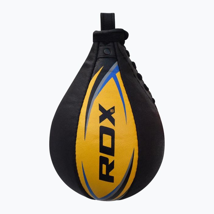 Boxing pearl RDX Speed Ball Leather Multi black and yellow 2SBL-S2YU 2