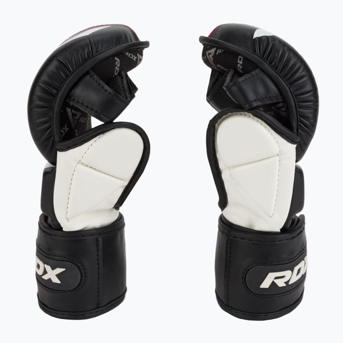 RDX T6 grappling gloves black-red GGR-T6R 4