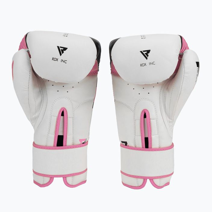 Women's boxing gloves RDX BGR-F7 white and pink BGR-F7P 2