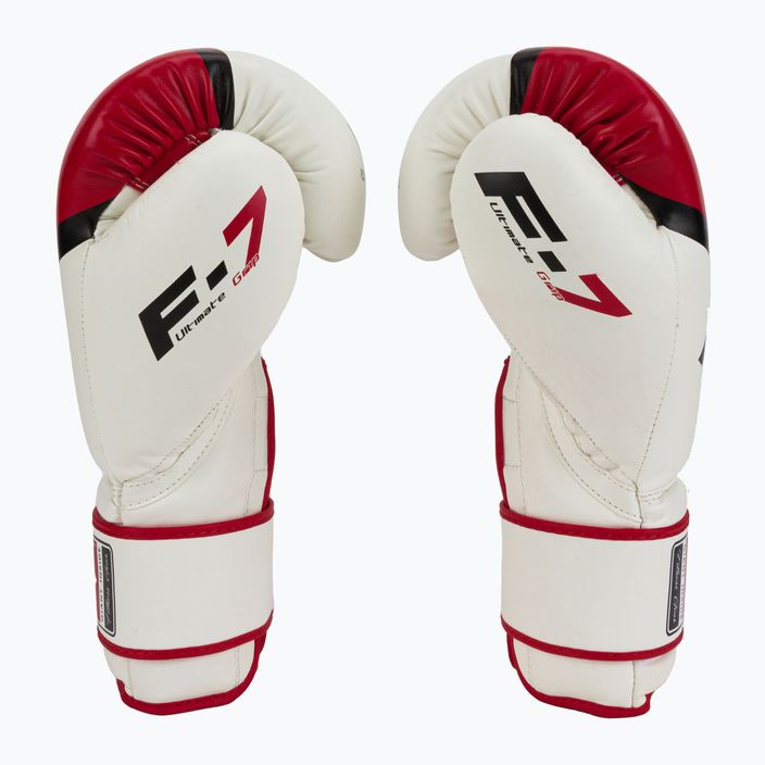RDX boxing gloves red and white BGR-F7R 4