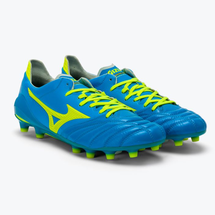 Mizuno Morelia Neo II MD men's football boots yellow P1GA165144 5