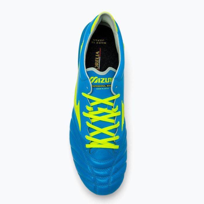 Mizuno Morelia Neo II MD men's football boots yellow P1GA165144 6