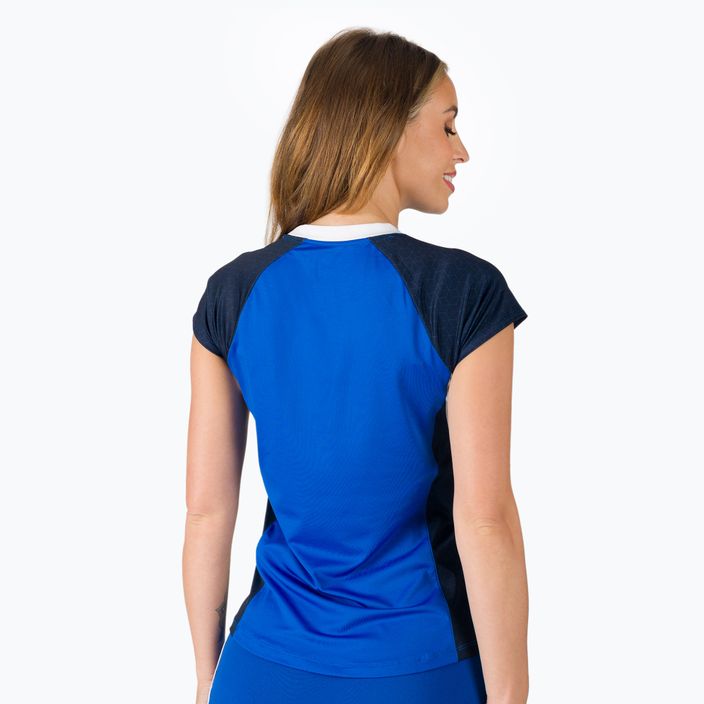 Women's match shirt Mizuno Premium High-Kyu blue V2EA72022 3