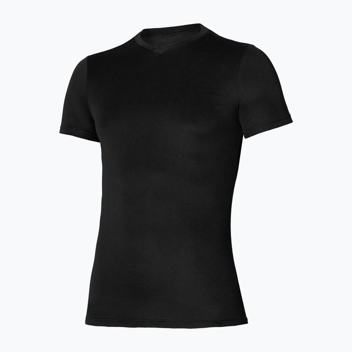 Men's running shirt Mizuno BT Under V neck Tee black