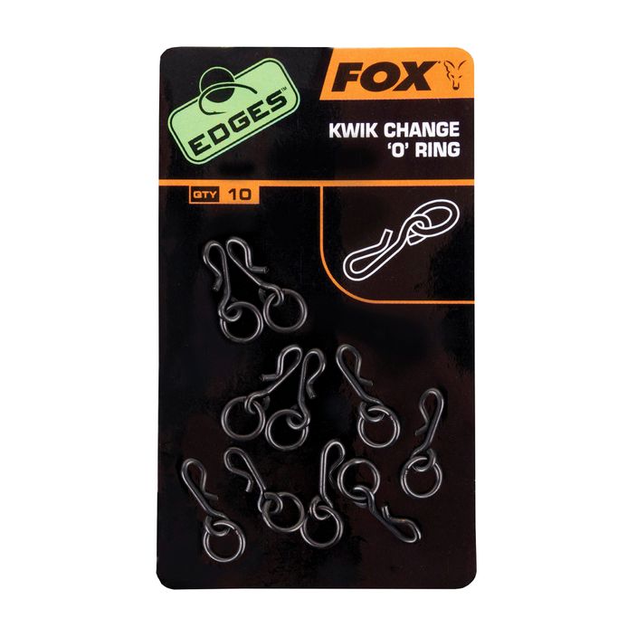 Fox International Edges O Ring Kwik Connector black CAC493 safety pins 2