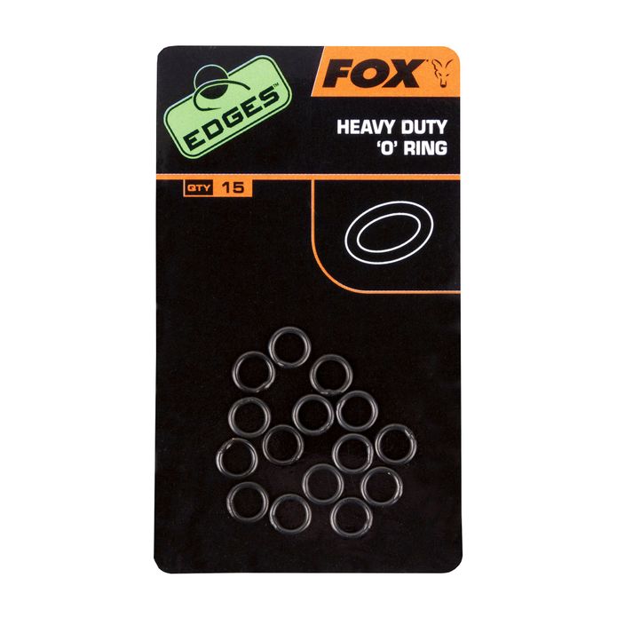 Fox International Edges Heavy Duty carp link rings O ring 15 pcs black CAC496 2