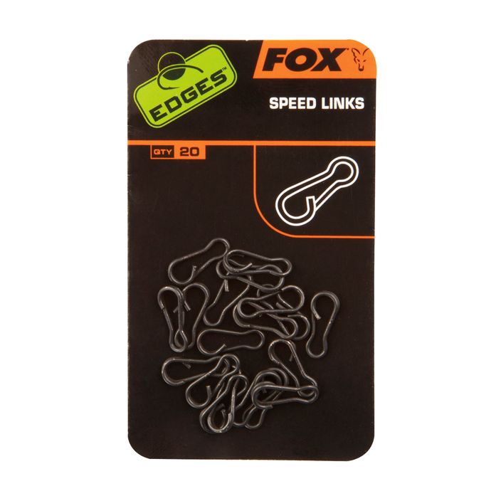 Fox International Edges Speed Links carp fasteners black CAC532 2
