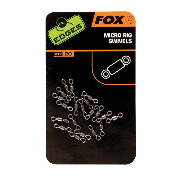 Fox International Edges Micro Rig Swivels carp swivels black CAC538 2