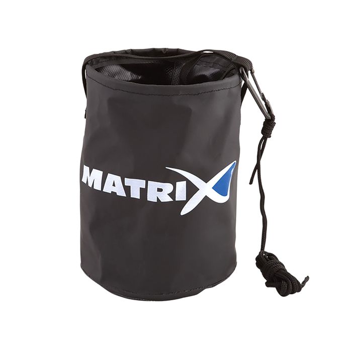 Matrix Collapsible Carp Water Bucket inc Cord black GLU061 2