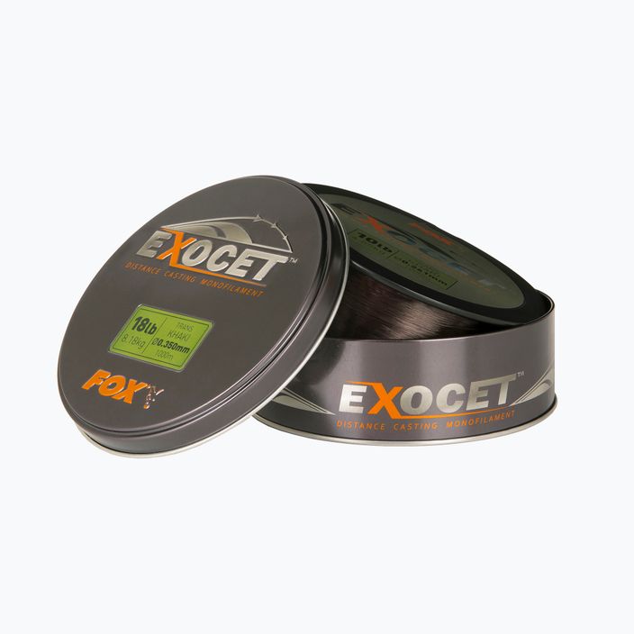 Fox International Exocet Mono 1000 m brown CML150 monofilament line 2