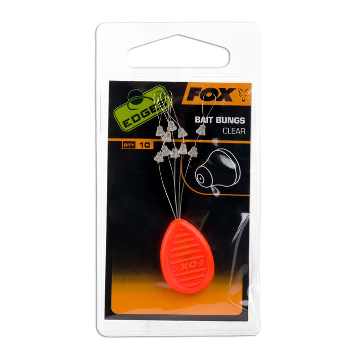 Fox International Edges Bait Bungs hair stoppers transparent CAC687 2