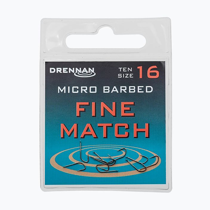 Drennan Fine Match hooks black HSFMTM024