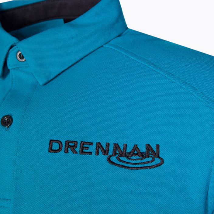 Drennan Aqua Polo fishing shirt blue CSDAP006 3