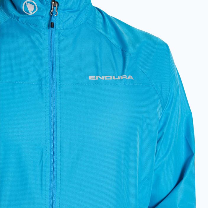 Men's cycling jacket Endura Xtract II hi-viz blue 3