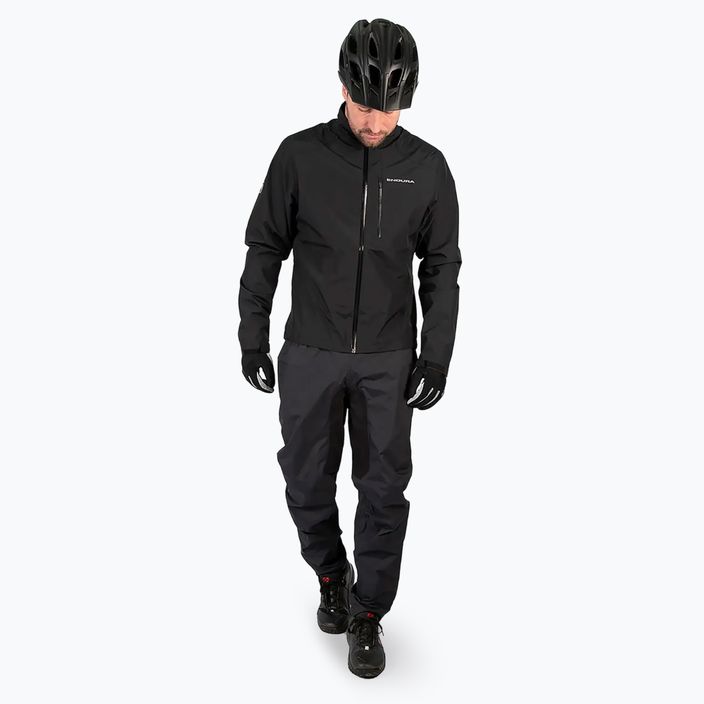 Men's cycling jacket Endura Hummvee Waterproof black 2