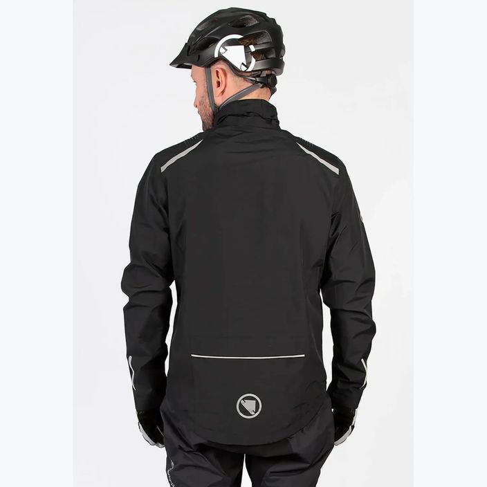 Men's cycling jacket Endura Hummvee Waterproof black 3