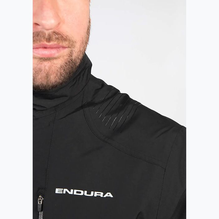 Men's cycling jacket Endura Hummvee Waterproof black 4