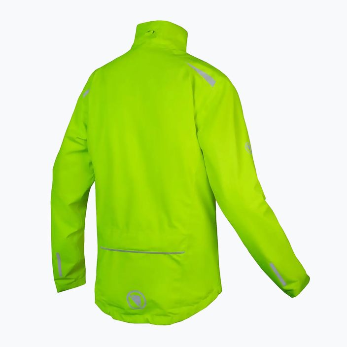 Men's cycling jacket Endura Hummvee Waterproof hi-viz yellow 2