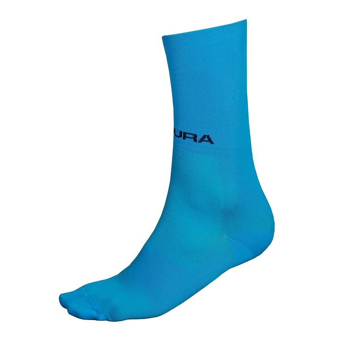 Men's Endura Pro SL II hi-viz blue cycling socks 2