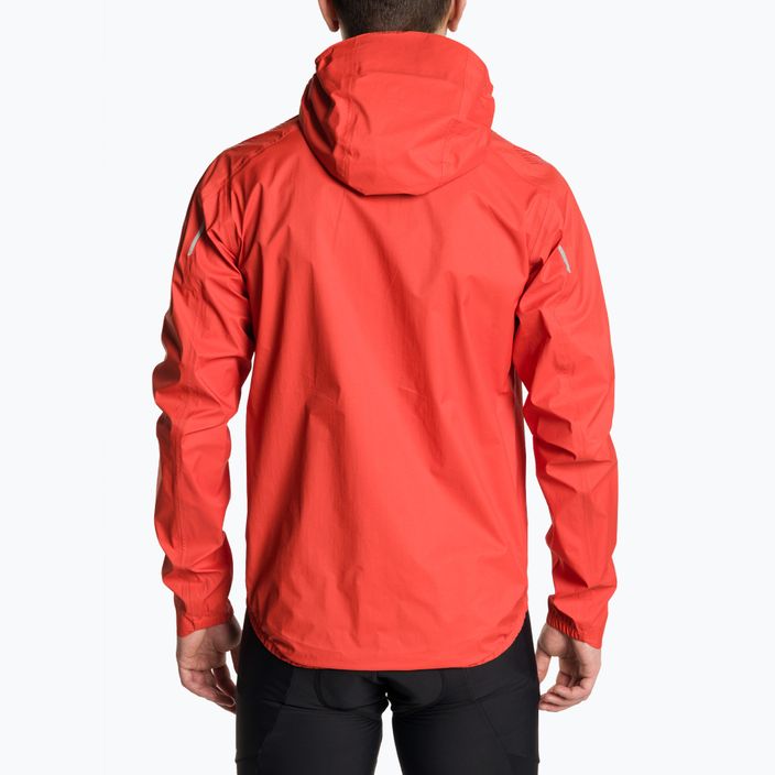 Men's cycling jacket Endura GV500 Waterproof paprika 2