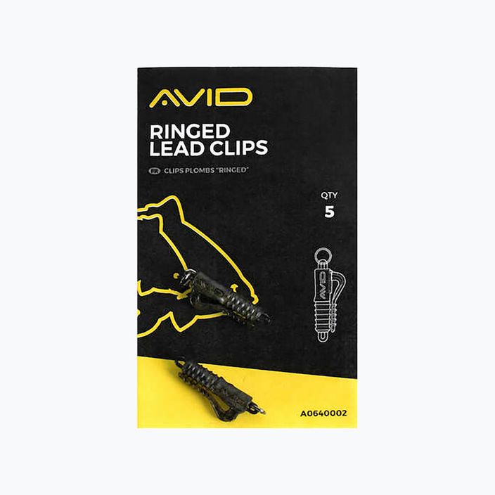 Avid Carp Ringed Lead Clip 5 pcs. Camo A0640002 2