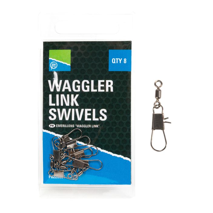 Preston Innovations Waggler Link Swivels methode safety pins black P0220021 2