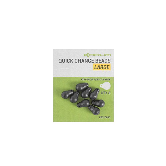 Korum Quick Change Beads feeder connectors black K0310042 2