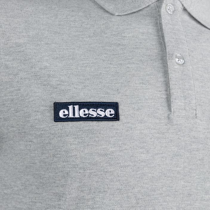 Ellesse men's polo shirt Montura grey marl 9